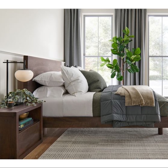 Pottery Barn Bedding New Pottery Barn Sport Luxe Comforter Charcoal